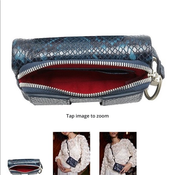 Hammitt VIP mini -French navy snake - Picture 2 of 16